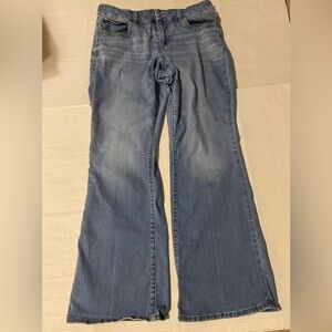 American Eagle 14 Regular Curvy Kick Boot blue jeans pilling